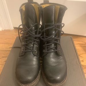 Frye combat boots